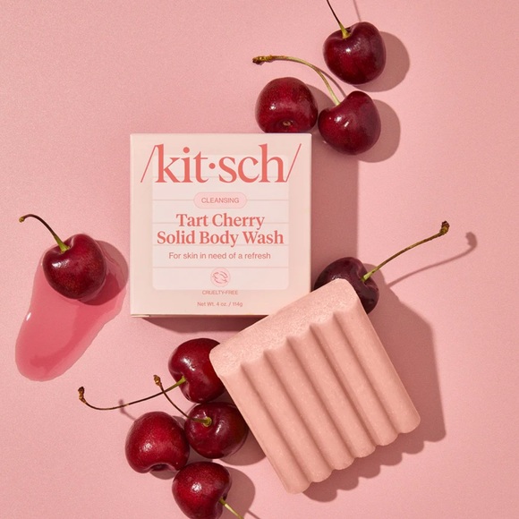 🩷🆕🩷Kitsch Cleansing Tart Cherry Solid Body Wash - Picture 4 of 4